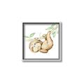 Picture of Swinging Sloth I  _GroupedProduct_Square_Mini_ _GroupedProduct_Square_Canvas_Framed_