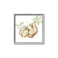 Picture of Swinging Sloth I  _GroupedProduct_Square_Mini_ _GroupedProduct_Square_Canvas_Framed_
