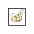 Picture of Swinging Sloth I  _GroupedProduct_Square_Mini_ _GroupedProduct_Square_Canvas_Framed_