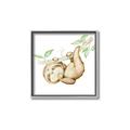 Picture of Swinging Sloth I  _GroupedProduct_Square_Mini_ _GroupedProduct_Square_Canvas_Framed_