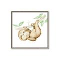 Picture of Swinging Sloth I  _GroupedProduct_Square_Mini_ _GroupedProduct_Square_Canvas_Framed_