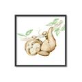 Picture of Swinging Sloth I  _GroupedProduct_Square_Mini_ _GroupedProduct_Square_Canvas_Framed_