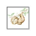 Picture of Swinging Sloth I  _GroupedProduct_Square_Mini_ _GroupedProduct_Square_Canvas_Framed_