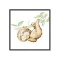 Picture of Swinging Sloth I  _GroupedProduct_Square_Mini_ _GroupedProduct_Square_Canvas_Framed_