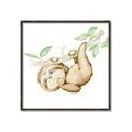 Picture of Swinging Sloth I  _GroupedProduct_Square_Mini_ _GroupedProduct_Square_Canvas_Framed_