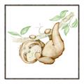 Picture of Swinging Sloth I  _GroupedProduct_Square_Mini_ _GroupedProduct_Square_Canvas_Framed_