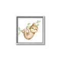 Picture of Swinging Sloth II  _GroupedProduct_Square_Mini_ _GroupedProduct_Square_Canvas_Framed_