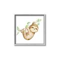 Picture of Swinging Sloth II  _GroupedProduct_Square_Mini_ _GroupedProduct_Square_Canvas_Framed_