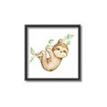 Picture of Swinging Sloth II  _GroupedProduct_Square_Mini_ _GroupedProduct_Square_Canvas_Framed_