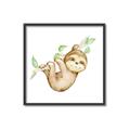 Picture of Swinging Sloth II  _GroupedProduct_Square_Mini_ _GroupedProduct_Square_Canvas_Framed_