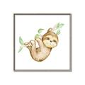 Picture of Swinging Sloth II  _GroupedProduct_Square_Mini_ _GroupedProduct_Square_Canvas_Framed_