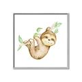 Picture of Swinging Sloth II  _GroupedProduct_Square_Mini_ _GroupedProduct_Square_Canvas_Framed_