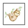 Picture of Swinging Sloth II  _GroupedProduct_Square_Mini_ _GroupedProduct_Square_Canvas_Framed_