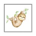 Picture of Swinging Sloth II  _GroupedProduct_Square_Mini_ _GroupedProduct_Square_Canvas_Framed_
