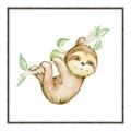 Picture of Swinging Sloth II  _GroupedProduct_Square_Mini_ _GroupedProduct_Square_Canvas_Framed_