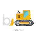 Picture of Bulldozer _GroupedProduct_Square_Mini_ _GroupedProduct_Square_Unframed_Print_Only_