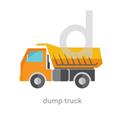 Picture of Dumptruck  _GroupedProduct_Square_Mini_ _GroupedProduct_Square_Unframed_Print_Only_