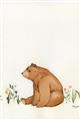 Picture of Flower Garden Bear _GroupedProduct_Rectangle_Portrait_Mini_ _GroupedProduct_Rectangle_Portrait_Unframed_Print_Only_