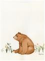 Picture of Flower Garden Bear _GroupedProduct_Rectangle_Portrait_Mini_ _GroupedProduct_Rectangle_Portrait_Unframed_Print_Only_