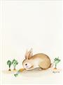 Picture of Carrot Garden Bunny _GroupedProduct_Rectangle_Portrait_Mini_ _GroupedProduct_Rectangle_Portrait_Unframed_Print_Only_