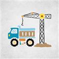 Picture of Work Site I  _GroupedProduct_Square_Mini_ _GroupedProduct_Square_Unframed_Print_Only_