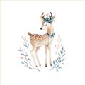 Picture of Wild Deer _GroupedProduct_Square_Mini_ _GroupedProduct_Square_Unframed_Print_Only_