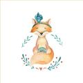 Picture of Wild Fox _GroupedProduct_Square_Mini_ _GroupedProduct_Square_Unframed_Print_Only_