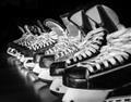 Picture of Pairs of Hockey Skates _GroupedProduct_Rectangle_Landscape_Mini_ _GroupedProduct_Rectangle_Landscape_Unframed_Print_Only_