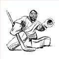 Picture of Goalie Sketch  _GroupedProduct_Square_Mini_ _GroupedProduct_Square_Unframed_Print_Only_