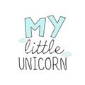 Picture of My Little Unicorn I _GroupedProduct_Square_Mini_ _GroupedProduct_Square_Unframed_Print_Only_