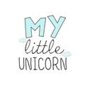 Picture of My Little Unicorn I _GroupedProduct_Square_Mini_ _GroupedProduct_Square_Unframed_Print_Only_