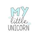 Picture of My Little Unicorn I _GroupedProduct_Square_Mini_ _GroupedProduct_Square_Unframed_Print_Only_