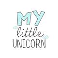Picture of My Little Unicorn I _GroupedProduct_Square_Mini_ _GroupedProduct_Square_Unframed_Print_Only_
