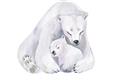 Picture of Polar Bear Mom and Baby _GroupedProduct_Rectangle_Landscape_Mini_ _GroupedProduct_Rectangle_Landscape_Unframed_Print_Only_