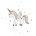 Picture of Be a Unicorn I   _GroupedProduct_Square_Mini_ _GroupedProduct_Square_Unframed_Print_Only_