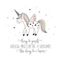 Picture of Be a Unicorn II _GroupedProduct_Square_Mini_ _GroupedProduct_Square_Unframed_Print_Only_