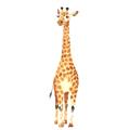 Picture of Standing Tall Giraffe _GroupedProduct_Square_Mini_ _GroupedProduct_Square_Unframed_Print_Only_