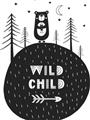 Picture of Wild Child  _GroupedProduct_Rectangle_Portrait_Mini_ _GroupedProduct_Rectangle_Portrait_Unframed_Print_Only_