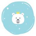 Picture of Prince Bear I  _GroupedProduct_Square_Mini_ _GroupedProduct_Square_Unframed_Print_Only_