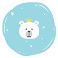 Picture of Prince Bear I  _GroupedProduct_Square_Mini_ _GroupedProduct_Square_Unframed_Print_Only_