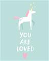 Picture of Loved Unicorn _GroupedProduct_Rectangle_Portrait_Mini_ _GroupedProduct_Rectangle_Portrait_Unframed_Print_Only_