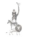 Picture of Stacked Animals II _GroupedProduct_Rectangle_Portrait_Mini_ _GroupedProduct_Rectangle_Portrait_Unframed_Print_Only_