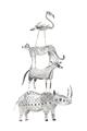 Picture of Stacked Animals I   _GroupedProduct_Rectangle_Portrait_Mini_ _GroupedProduct_Rectangle_Portrait_Unframed_Print_Only_