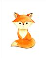 Picture of Small Fox _GroupedProduct_Rectangle_Portrait_Mini_ _GroupedProduct_Rectangle_Portrait_Unframed_Print_Only_