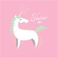 Picture of Shine On Unicorn Pink _GroupedProduct_Square_Mini_ _GroupedProduct_Square_Unframed_Print_Only_