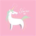 Picture of Shine On Unicorn Pink _GroupedProduct_Square_Mini_ _GroupedProduct_Square_Unframed_Print_Only_