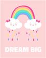Picture of Dream Big Rainbow _GroupedProduct_Rectangle_Portrait_Mini_ _GroupedProduct_Rectangle_Portrait_Unframed_Print_Only_