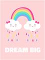 Picture of Dream Big Rainbow _GroupedProduct_Rectangle_Portrait_Mini_ _GroupedProduct_Rectangle_Portrait_Unframed_Print_Only_