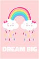 Picture of Dream Big Rainbow _GroupedProduct_Rectangle_Portrait_Mini_ _GroupedProduct_Rectangle_Portrait_Unframed_Print_Only_