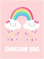 Picture of Dream Big Rainbow _GroupedProduct_Rectangle_Portrait_Mini_ _GroupedProduct_Rectangle_Portrait_Unframed_Print_Only_